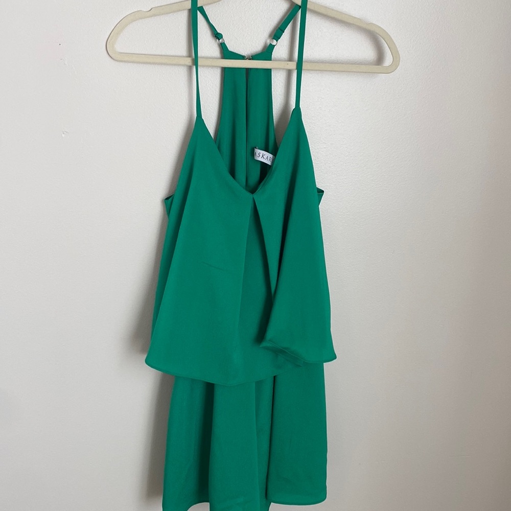 NWT Askari Green Romper Size Medium